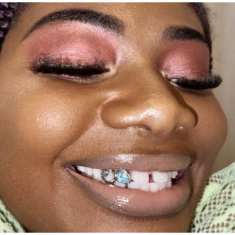 Opal and Diamond Grillz