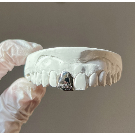 Diamond Cut and Solid Cap Grillz